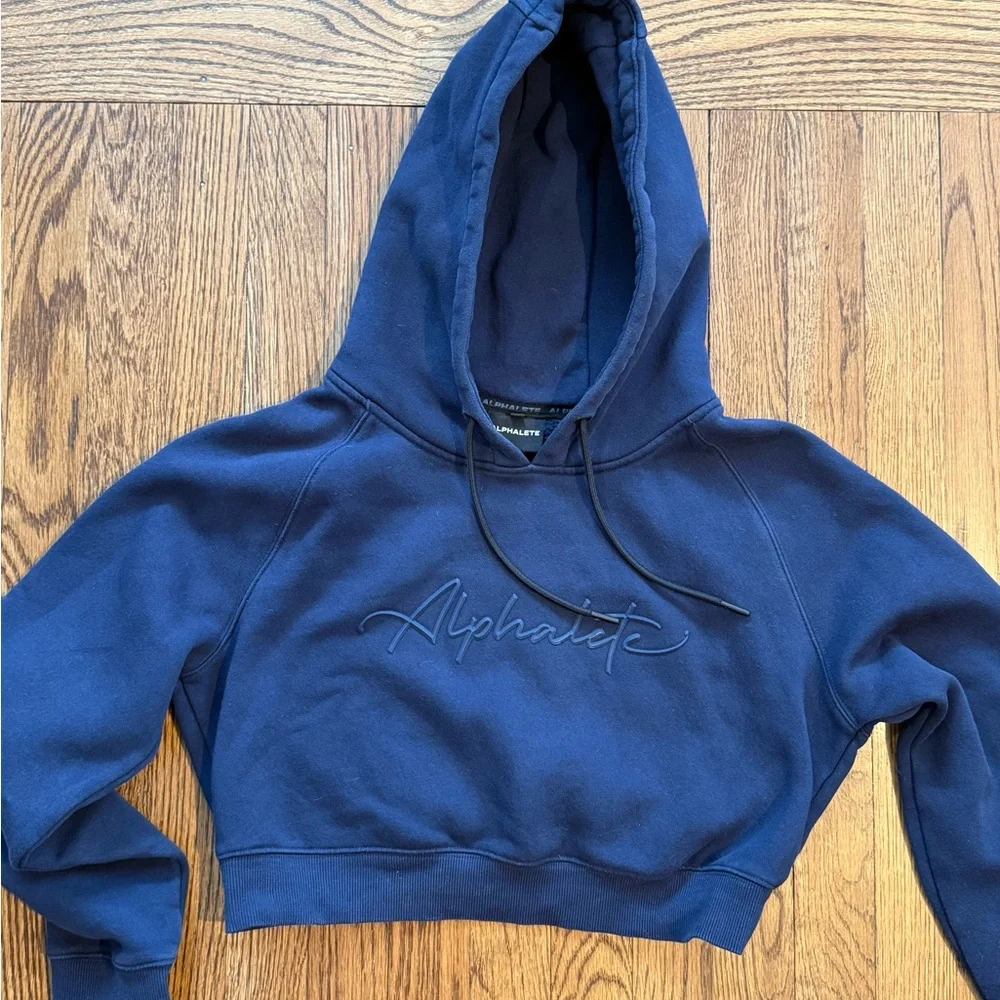 Alphalete Cropped Hoodie – Size Medium - Picture 2 of 5
